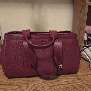 Chic Burgundy Satchel Bag